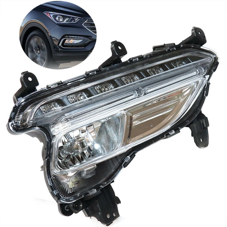 Goodmatchup LED Fog Light Set For 2018-2019 Hyundai Sonata – Driver & Passenger Side (Non-Hybrid/Sport)