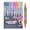 A(8pcs), variant on 16 Colors Dual Tip Self Outline Metallic Glitter Markers, 10ml Quick Dry Fluorescent Shimmer Drawing Pens, Multipurpose Stationery for Doodling Scrapbooking Christmas Cards, Kid Adult Art Supplies