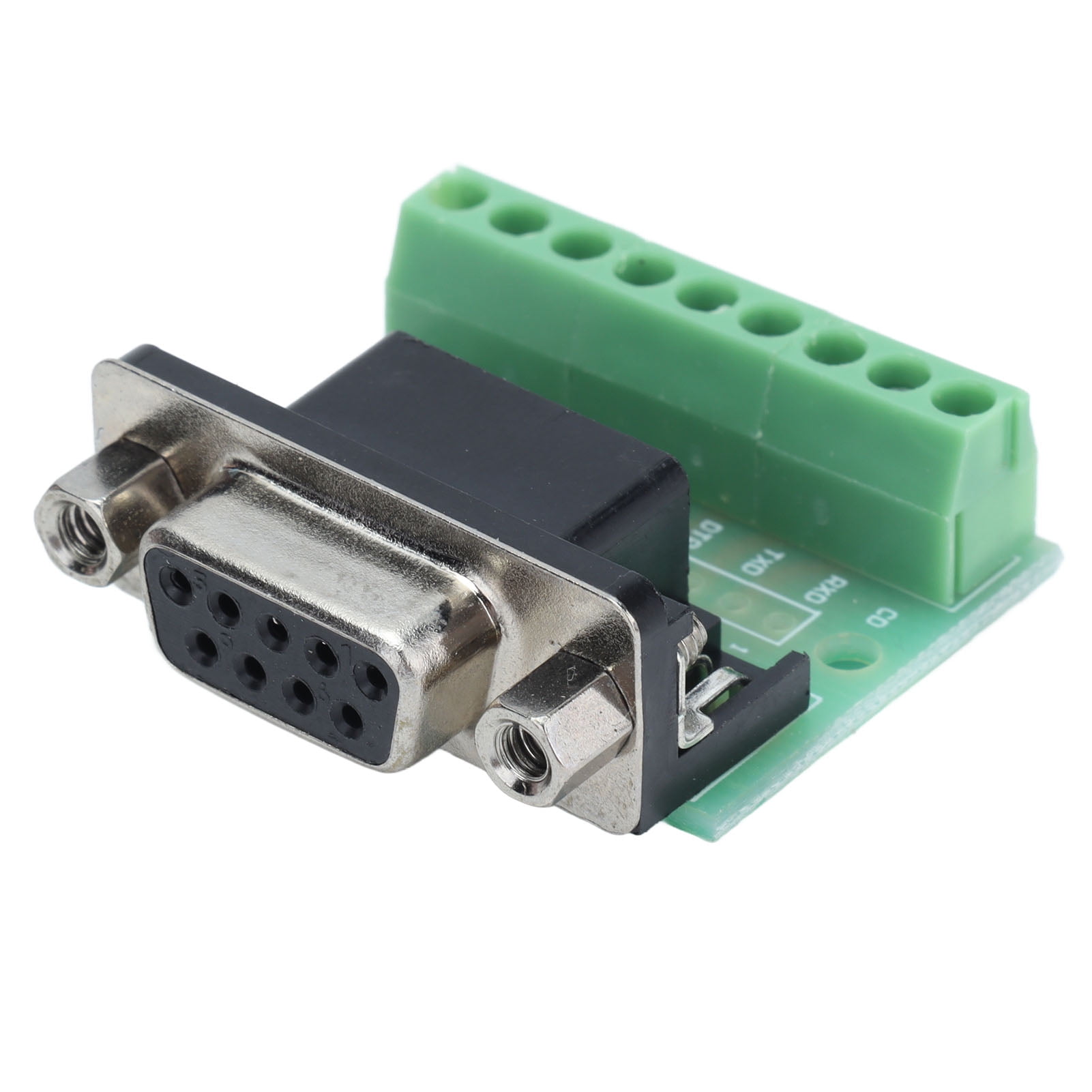 DB9 Male Cable End Terminal Block Breakout Board serial port RS232 485 Ship free
