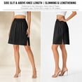 thumbnail image 4 of Women's Knee Length Lace Hem Elastic Waist Half Slips - Petticoat for Dresses and Versatility, 4 of 7