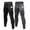 Black-Grey, variant on Compression Pants Men Running Tights Leggings with Pockets Athletic Workout Gym Pants 2 Pack Black,L