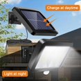 thumbnail image 3 of Solar Lights for Outdoor with Motion Sensor, 98 LED Outdoor Solar Lights with 5m Cable, IP65 Waterproof, 3 Modes Outdoor Light (2PCS), 3 of 5