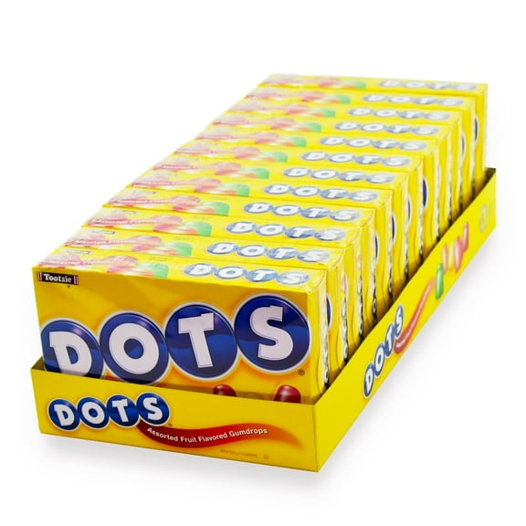 DOTS Assorted Fruit Candy, 6.5 Oz Box, Pack of 12
