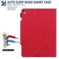 thumbnail image 2 of Flip Case Compatible with iPad 8th/7th Generation (10.2 Inch) & iPad Air (3rd Generation, 10.5 Inch) & iPad Pro Tablet (10.5 Inch) - Leather Protector Case Adjustable Folding Stand Wallet Cover (Red), 2 of 5