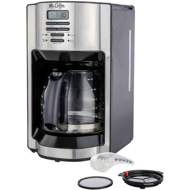 Mr. Coffee 12Cup Coffee Maker with Rapid Brew System Stainless