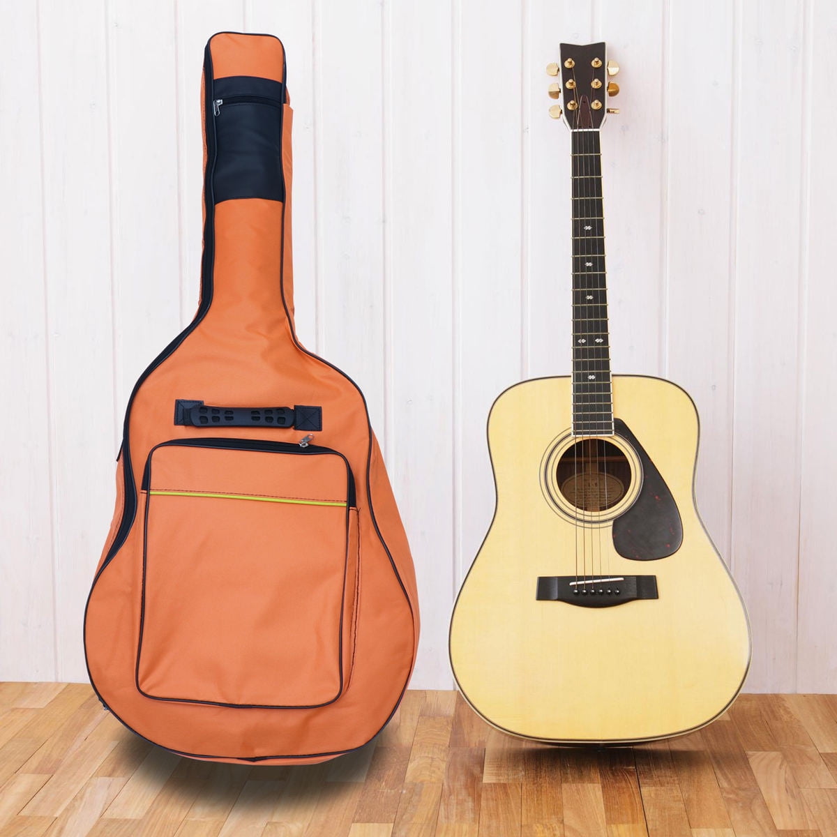 WHAMVOX  40 /41 Guitar Bag Acoustic Backpack Hard Case Oxford Cloth Carrying Travel