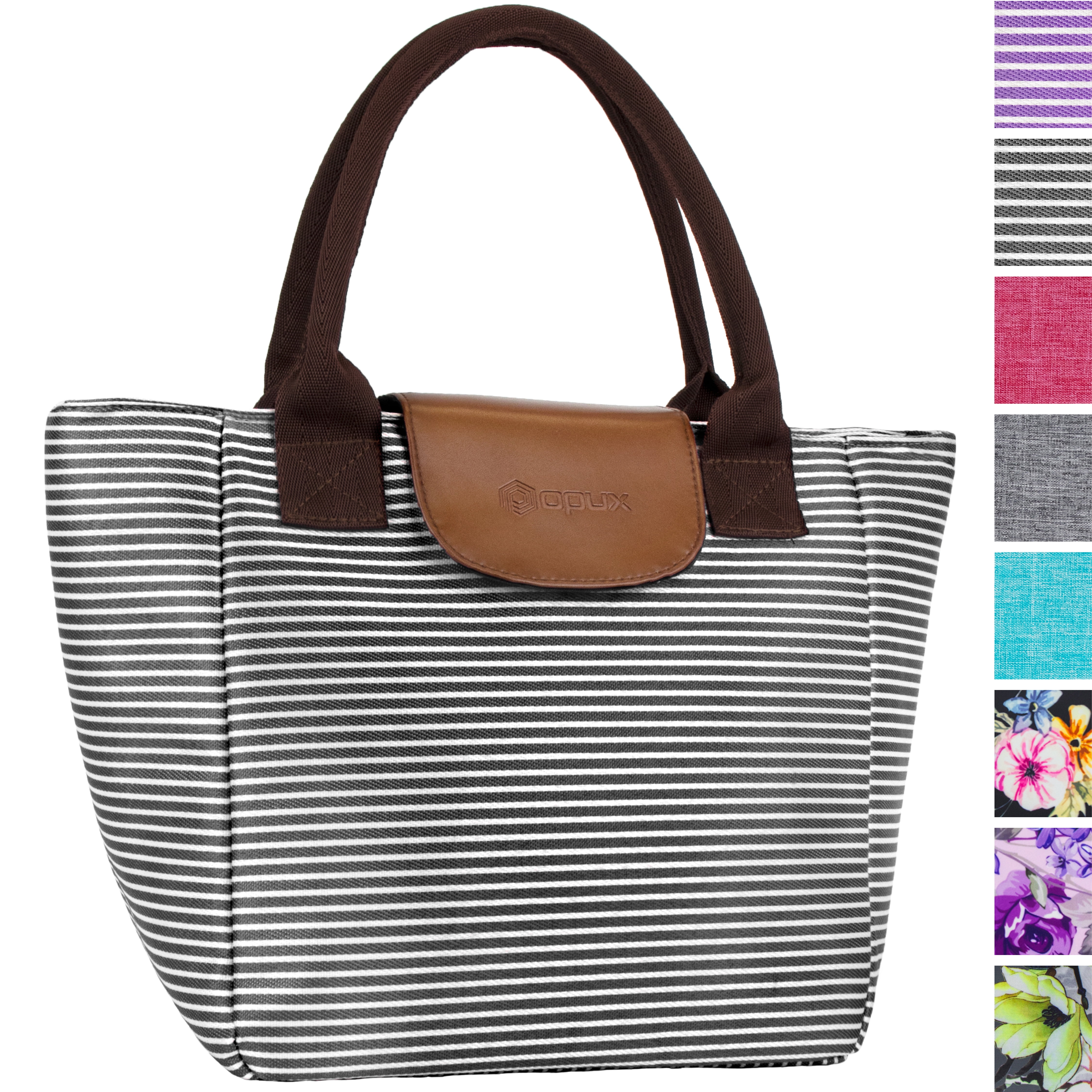 OPUX Insulated Lunch Bag for Women Lunch Tote for Ladies, Girls, Female Large Reusable Soft