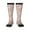 3 Black, variant on Happy Foxy Faces Knee Socks, High Socks Long Stretchy Sock Women Knee High Stocking, Long Socks for Women