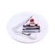 thumbnail image 1 of Plato para pastel de casa de muñecas, plato para pastel de casa de muñecas con cubiertos, para decoración de casa de muñecas muebles de muñecas para Pastel Negro Rosa, 1 of 8