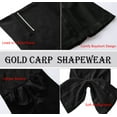 thumbnail image 3 of GOLD CARP High Waist Tummy Control Shapewear Panties, XL/XXL, Black, 3 of 7