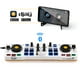 thumbnail image 3 of Hercules DJControl Mix - Bluetooth Wireless DJ Controller for Smartphones (iOS and Android) - dJay app - 2 Decks, White, 3 of 5