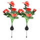 thumbnail image 5 of Luz Solar ZHCH Rosa 6LED Impermeable Jardín Patio Rojo, 5 of 5