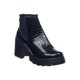 thumbnail image 1 of Botín Napa Casual Mujer Cómodo Suave Moda Urbana Juvenil Charol Negro Craqueado 032D1Q negro 23 Incógnita 032D1Q, 1 of 7