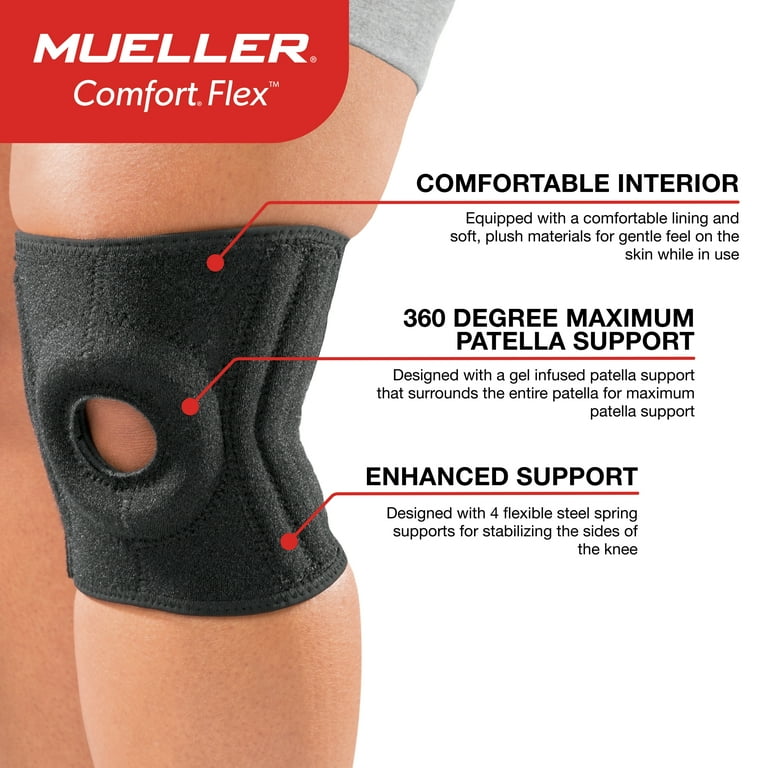 Mueller Sports Medicine Comfort Flex Knee Stabilizer, One Size