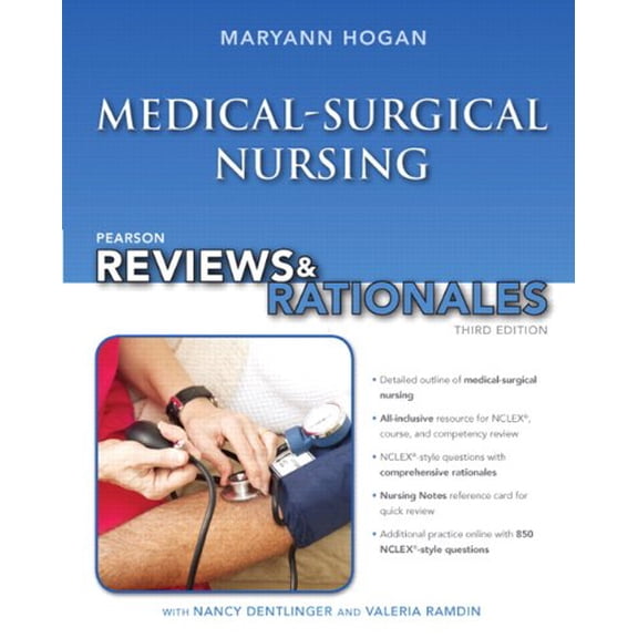 Pre-Owned Pearson Reviews & Rationales: Medical-Surgical Nursing with Nursing Reviews & Rationales (Paperback) 0133083608 9780133083606