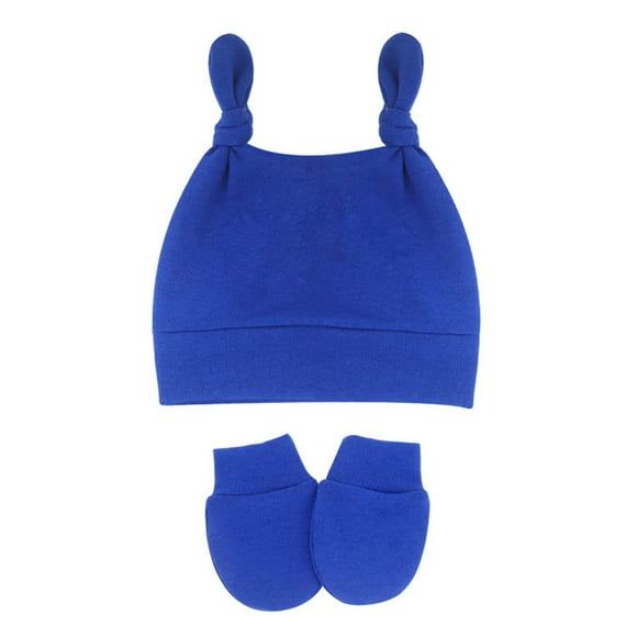 Bunenne Baby Beanie Baby Bonnet Baby Winter Hat Baby Month Gloves Knotted Warm Mittens Old Cap Infant 06 Girls Soft Hats Toddler Baseball Caps Baby Winter Clothes Baby Hats 6-12 Months I One Size