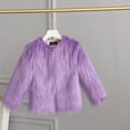 thumbnail image 5 of Coerni 2-10 Years Kids Baby Girls Long Sleeve Furry Coat Faux Fur Coat Jacket Winter Thick Warm Fleece Coat Outwear, 5 of 7