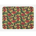 thumbnail image 1 of Floral Bath Mat, Composition of Buds Roses Leaves and Crystals, Plush Bathroom Decor Mat with Non Slip Backing, 29.5" X 17.5", Multicolor, by Ambesonne, 1 of 2