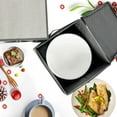 thumbnail image 3 of China Storage Containers, 12 Inch Dinner Plate Dish Storage Containers, Hard Shell Quilted Dinnerware Storage Box Case with Lids and Felt Protectors for Dishes Plates Storage and Moving, 3 of 9