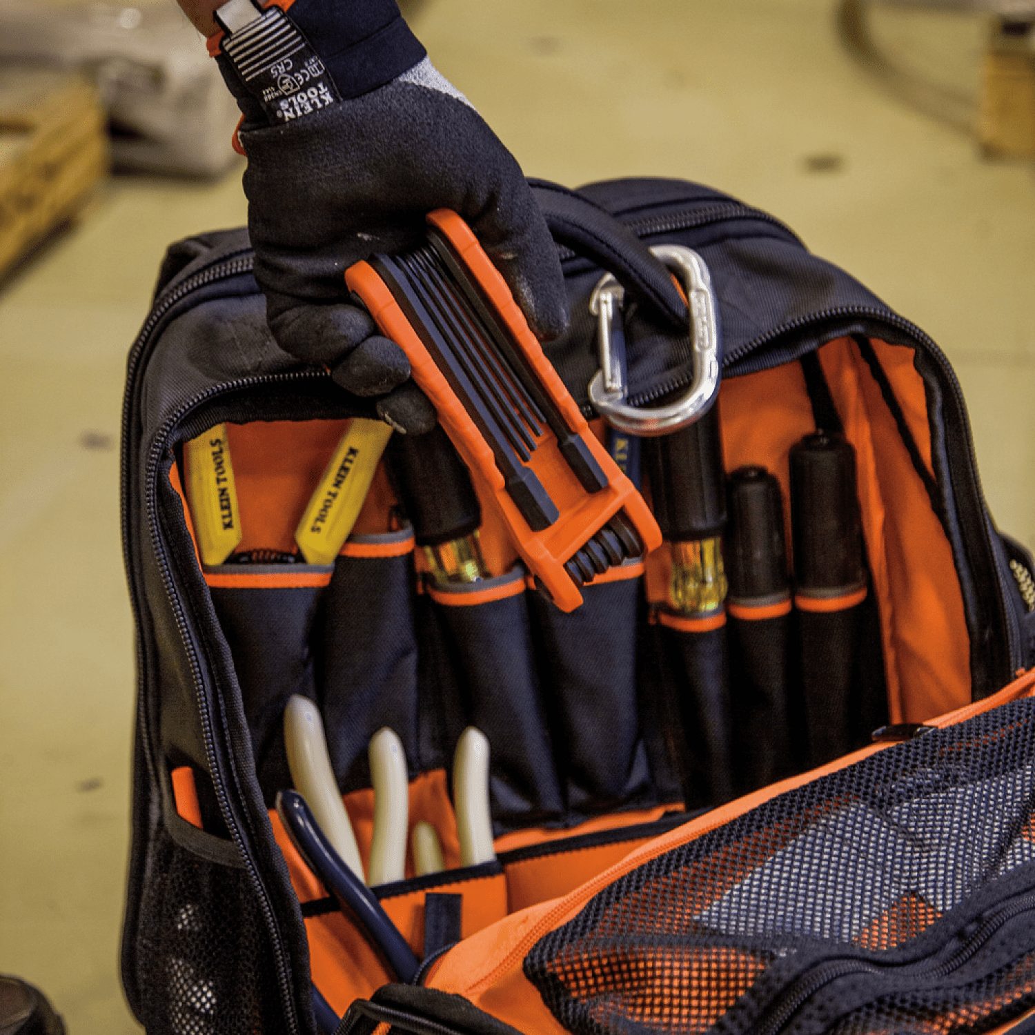 Klein Tools Pro Folding Hex Key Set Sae, Metric