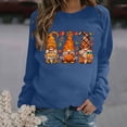 thumbnail image 1 of Meichang Hauts pour Femmes Automne Action de Grâce T-Shirts Graphiques Décontractés Manches Longues Coupe Ample Col Rond Pull Blouse Hauts, 1 of 4