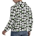thumbnail image 6 of Naloa Panda Bear Men's Casual Hooded Collar Drawstring Hoodies Pullover Sweatshirts Casual Long Sleeve Shirts-Medium, 6 of 7
