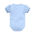 thumbnail image 6 of Summer Short Sleeve Romper for Toddlers - Cute Solid Color Shorts Jumpsuit with Round Neck, 6 of 6