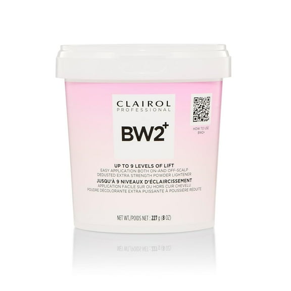 Clairol Professional BW2  Extra Strength Powder Lightener, Up to 9 Levels of Lift for Hair Highlights  Lightening