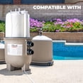 thumbnail image 3 of XtremepowerUS 60 Sq. Ft. 120 Gallons Per Minute, High Capacity DE Pool Filter For Swimming Pools & Outdoor Spas , Beige, 3 of 9