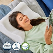 Sleep Innovations Contour Memory Foam Pillow, Standard Size, Cervical Support Pillow for Sleeping,
