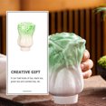 thumbnail image 4 of Shisuyan Tea Jar Chinese Cabbage Shape Storage Jar Ceramic Airtight Jar Tea Storage Jar, 4 of 8
