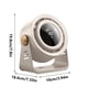 thumbnail image 4 of Xihbxyly Ventilador de Escritorio, Diseño Versátil de Montaje En Pared, Ajuste de Viento de 5 Velocidades, Batería de Larga Duración de 3600 Mah, Ideal para Oficina En Casa, Ambiente de Estudio Tranq, 4 of 7