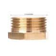 thumbnail image 5 of lanema 6pcs 3/4in Male Thread to 1/2inch Female Thread Pipe Fitting Reducing Nipple Replacement Brass Bushing Reducer Adapter, 5 of 7