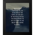 thumbnail image 2 of ArtsyQuotes 12x14 Black Modern Framed Museum Art Print Titled - Lee Iacocca Quote: Motivation, 2 of 5