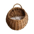 thumbnail image 4 of Abbracc Hand Basket Plant Containers Wall Storage Woven Baskets Wall Hanging Plant Pots Large, 4 of 9