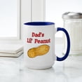 thumbnail image 4 of CafePress - Dad's Lil' Peanut Large Mug - 15 oz Ceramic Large White Novelty Mug, 4 of 4