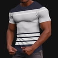 thumbnail image 6 of Men's Color Block Waffle T-Shirt Casual Muscle Fit Crewneck Short Sleeve Tops Lightweight Summer Basic Sport Shirt, 6 of 6