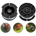 thumbnail image 2 of Eyoloty AF-100 String Trimmer Spool Replacement for Black and Decker 30ft 0.065" Refills Line Auto Feed Single Weed Eater,GH600 GH900 Edger with RC-100-P Spool Cap Covers (12 Spools, 2 Cap,2 Spring), 2 of 7