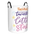thumbnail image 2 of Bingfone Twinkle Little Star Waterproof Foldable Laundry Hamper Bucket With Handles For Storage Bin,Clothes Hamper (Small), 2 of 8