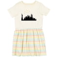 thumbnail image 3 of Inktastic New York Skyline Girls Toddler Dress, 3 of 5