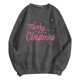 thumbnail image 4 of WILLBEST Sudaderas para Mujer Sudadera Navideña para Mujer: Camiseta con Estampado de Muñeco de Nieve Sudadera Sin Capucha con Estampado Navideño Top Navideño X-Grande, 4 of 4