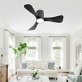 thumbnail image 2 of MLiAN 42 inch 3 ABS Blades Smart LED Ceiling Fan with Remote... Black, 2 of 5