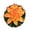 Orange, variant on 11" XLarge Realistic Floating Lotus with Lily Pad - Premium EVA Flowers for Pools, Ponds, Weddings, Summer Decor(Yellow)