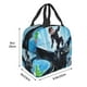 thumbnail image 3 of Bolsa de almuerzo con aislamiento térmico para hombre y mujer, lonchera térmica para el trabajo, picnic, playa, viajes, color negro, 3 of 5