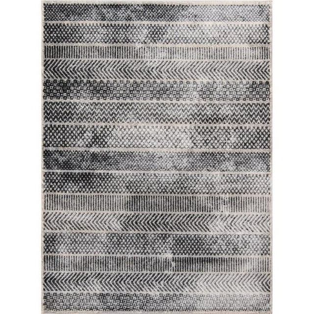 Momeni LOGANLGN-2GRY2376 2 ft. 3 in. x 7 ft. 6 in. Logan-2 Runner Rug - Grey