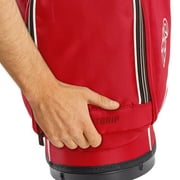 IZZO Golf Ultra-Lite Golf Stand Bag - Red, Only 3.2 lbs