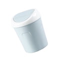thumbnail image 1 of unbranded 1Ud Basurero De Plástico Con Para Escritorio Y Cocina Color Azul Claro, 1 of 8