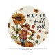 thumbnail image 3 of Mantel individual de poliéster, decoración navideña, otoño, lino, arce, calabaza, interés, estampado, manteles individuales redondos, decoración del hogar, arreglos de ambiente, decoraciones de Hallow, 3 of 6