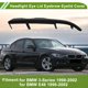 thumbnail image 2 of Unique Bargains No.51138208679 Cubierta de ceja de faro delantero izquierdo, adhesivo exterior para BMW Serie 3 1998-2002, plástico negro, 2 of 6