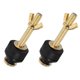 thumbnail image 1 of BESTYASH 1Pares Kit De Tornillos Dorados Para Asiento De Inodoro Compatible Con Modelos Antiguos Y, 1 of 6